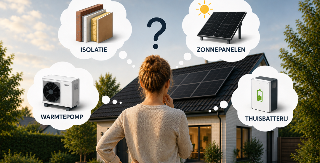 Welke verduurzamingsmaatregel levert het meeste op voor uw woning?
