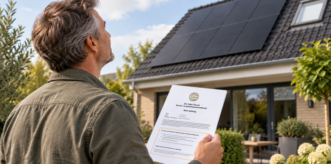 Zon Zeker Garant certificaat, geen dekking bij garantiefonds